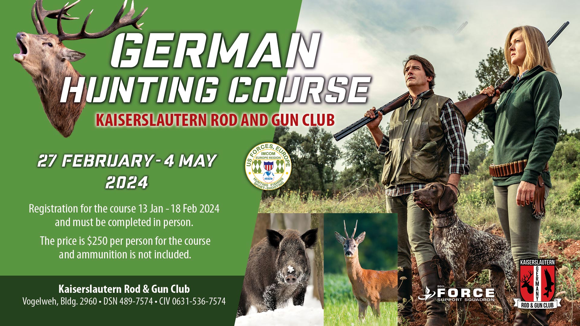 Nj Hunting Course Schedule