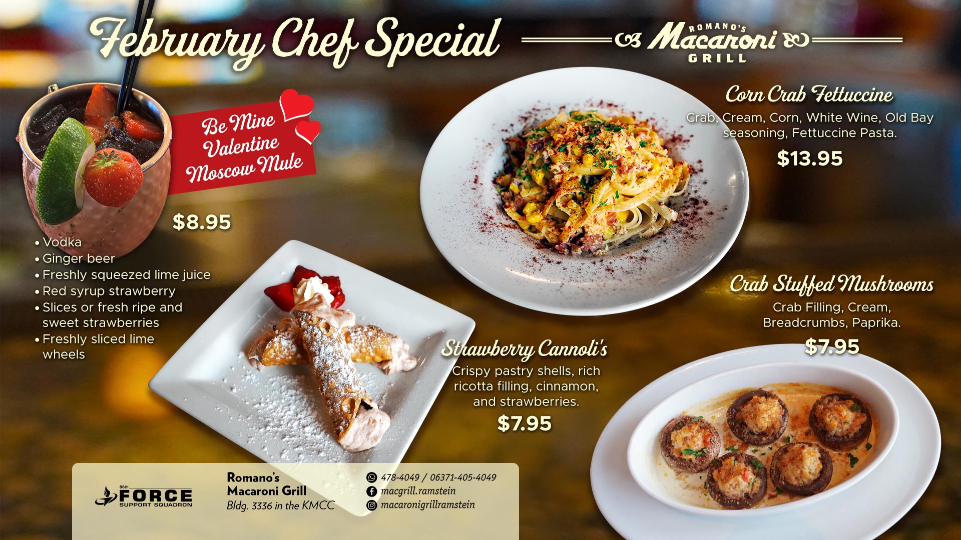 ROMANO S MACARONI GRILL 86 FSS Ramstein Air Base
